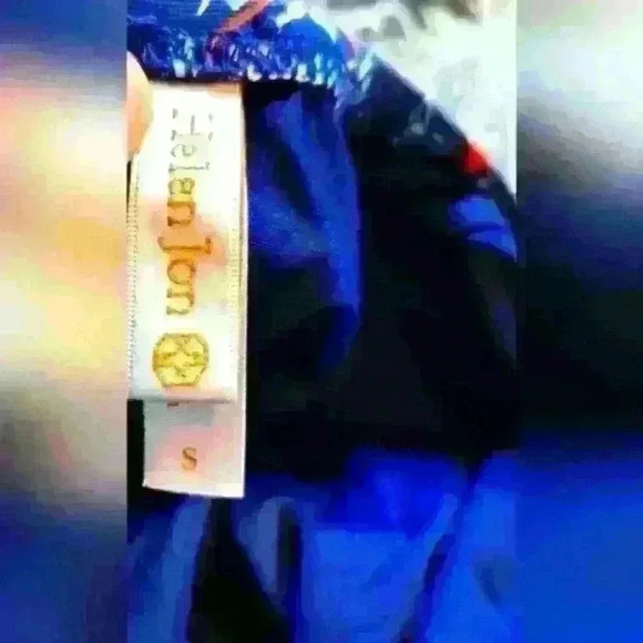 EUC Helen Jon 1 Piece Slimming Swimsuit w/ Blue Geometric Floral Print SZ S - Picture 5 of 5